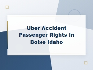 Your Rights as an Uber Passenger in Boise, Idaho